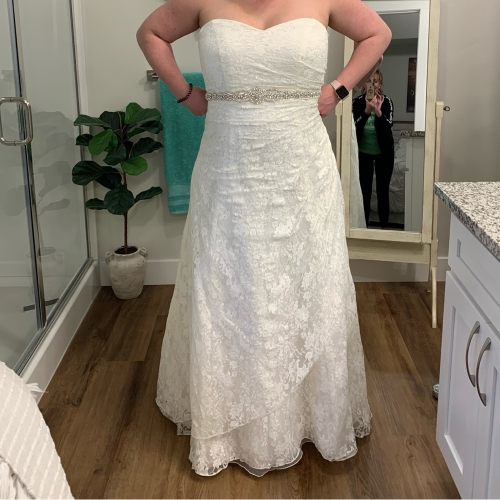 David’s Bridal wedding dress